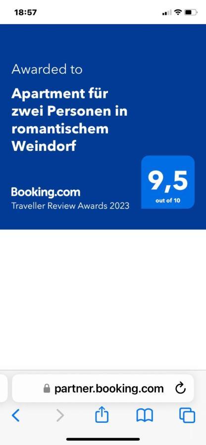 Apartment Fuer Zwei Personen In Romantischem Weindorf